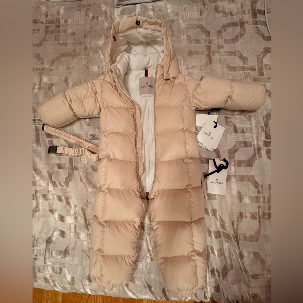 Moncler beige snowsuit 18-24 month
